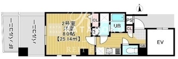 アクシス東浅草 902 間取り図