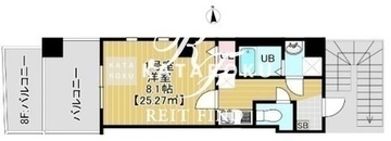 アクシス東浅草 1001 間取り図