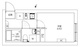 アクシアエムーシティ武蔵小山 B101 間取り図