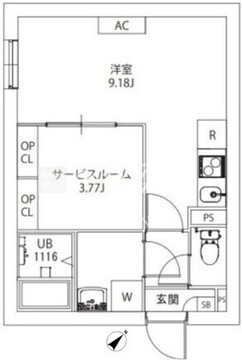 アクシアエムーシティ武蔵小山 106 間取り図