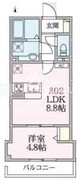アローマ王子本町 302 間取り図