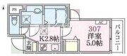 アローマ王子本町 307 間取り図