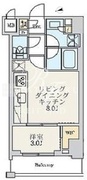 クレストコート北千住レジデンス 403 間取り図