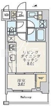 クレストコート北千住レジデンス 403 間取り図