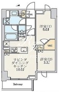 クレストコート北千住レジデンス 704 間取り図