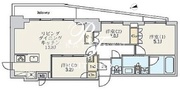 クレストコート北千住レジデンス 905 間取り図
