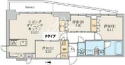 クレストコート北千住レジデンス 1103 間取り図