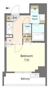 エスレジデンス新宿早稲田アヴェリス 505 間取り図