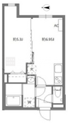 セレヌコート池袋本町 303 間取り図