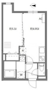 セレヌコート池袋本町 403 間取り図