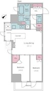 レジディア中目黒3 601 間取り図