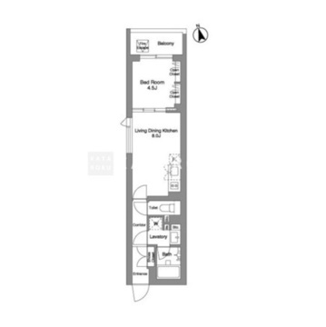 スタイリオ桜新町 202 間取り図
