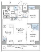 モディア文京目白台 902 間取り図