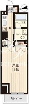プラティーク清澄白河 508 間取り図