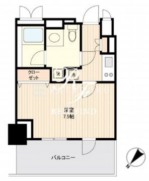 ドゥーエ幡ヶ谷 1402 間取り図
