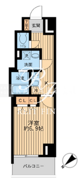日本橋ファーストレジデンス 811 間取り図