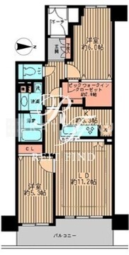エコロジー浅草橋レジデンス 202 間取り図
