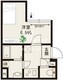 スカイラックス馬込 203 間取り図