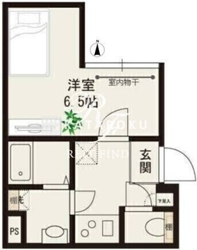 スカイラックス馬込 303 間取り図
