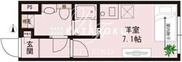 スカイラックス馬込 401 間取り図