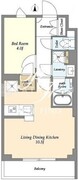ルネサンスコート上北沢グランド 406 間取り図
