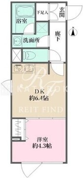 アトリオフラッツ自由が丘 204 間取り図