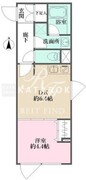アトリオフラッツ自由が丘 401 間取り図