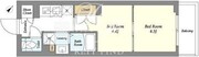 ルネサンスコート祐天寺テラス 208 間取り図