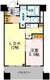 カスタリア荒川 204 間取り図