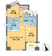 カスタリア茅場町 801 間取り図