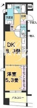 カスタリア新御茶ノ水 703 間取り図