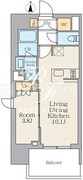 クレストコート王子 801 間取り図