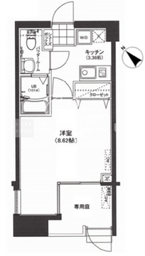 サウンドおしあげ 103 間取り図