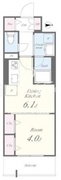 ルーツ両国東京 203 間取り図