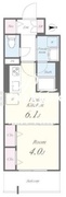 ルーツ両国東京 806 間取り図