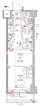 クレイシアIDZ幡ヶ谷 101 間取り図