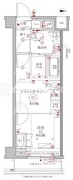 クレイシアIDZ幡ヶ谷 104 間取り図