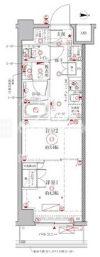 クレイシアIDZ幡ヶ谷 106 間取り図