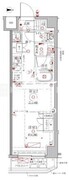 クレイシアIDZ幡ヶ谷 302 間取り図