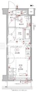 クレイシアIDZ幡ヶ谷 305 間取り図