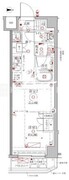 クレイシアIDZ幡ヶ谷 402 間取り図