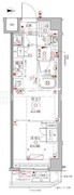 クレイシアIDZ幡ヶ谷 502 間取り図