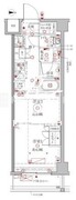 クレイシアIDZ幡ヶ谷 504 間取り図