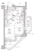 クレイシアIDZ幡ヶ谷 601 間取り図