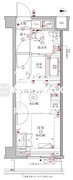 クレイシアIDZ幡ヶ谷 605 間取り図