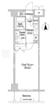 コンフォリア墨田立花 605 間取り図