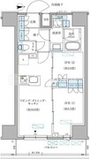 パークアクシス住吉ガーデンスクエア 312 間取り図