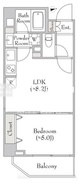 ルミーク大森 703 間取り図