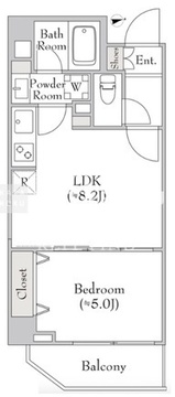 ルミーク大森 203 間取り図