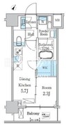 デュオフラッツ一之江ウエスト 302 間取り図